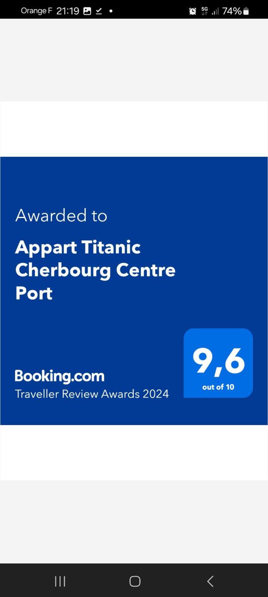Appart Titanic Cherbourg Centre Port Exterior photo